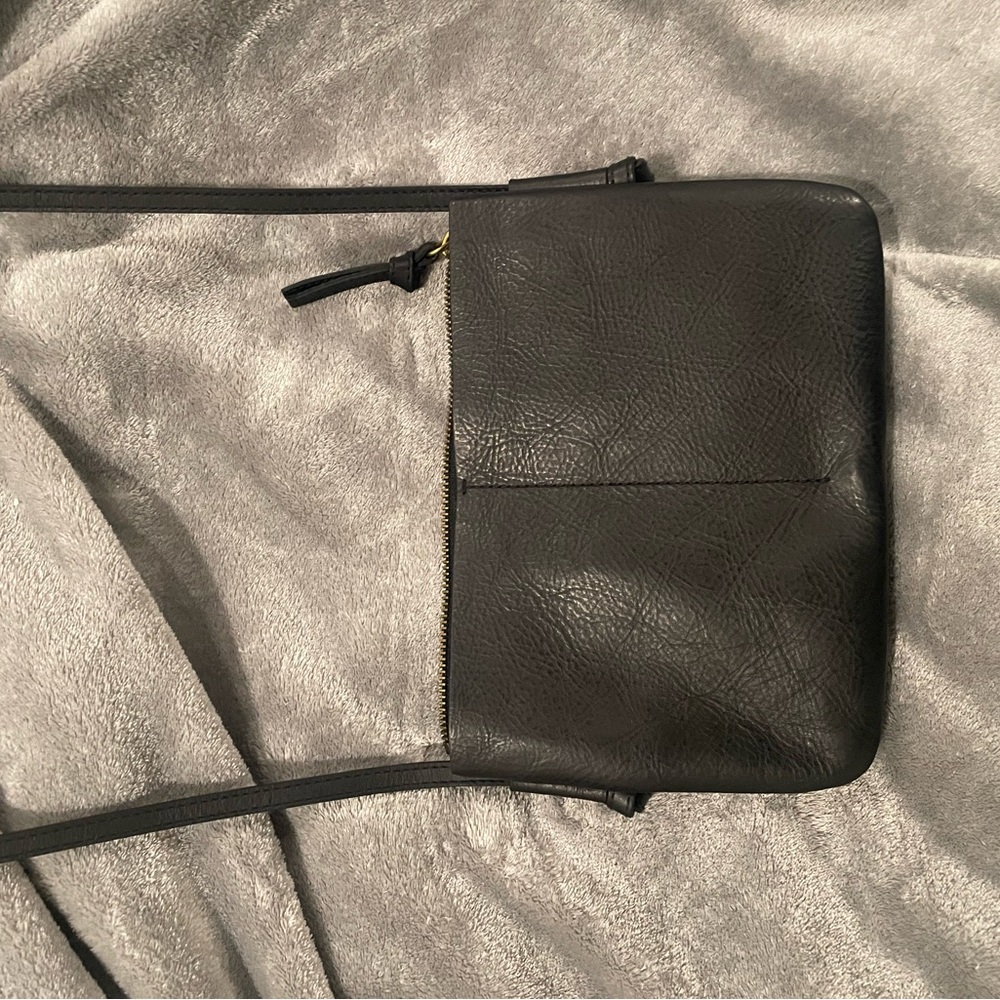 Madewell Black Crossbody Leather Shoulder Bag - Picture 4 of 4